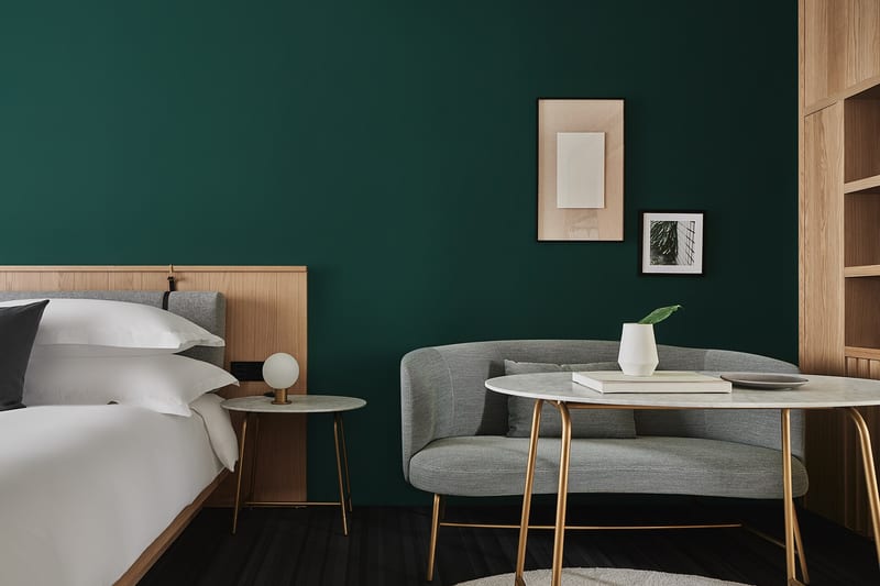 A guest room at Kimpton Da An 金普頓大安酒店客房